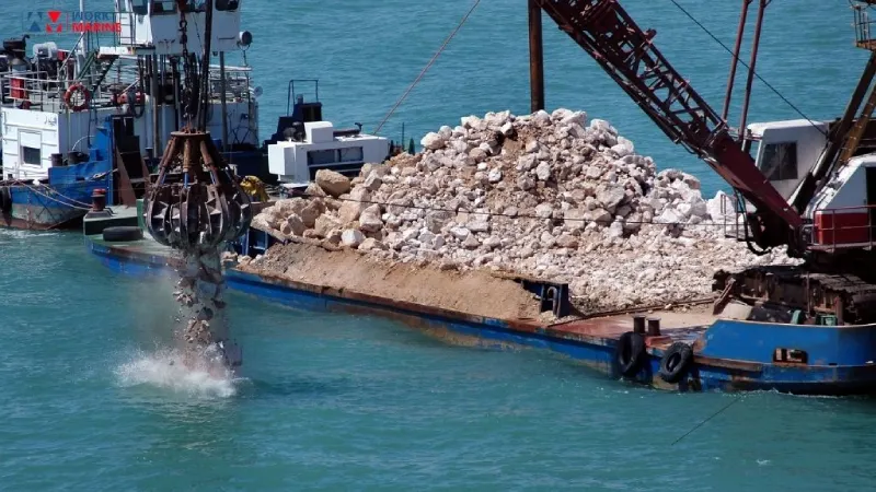 material transport barge